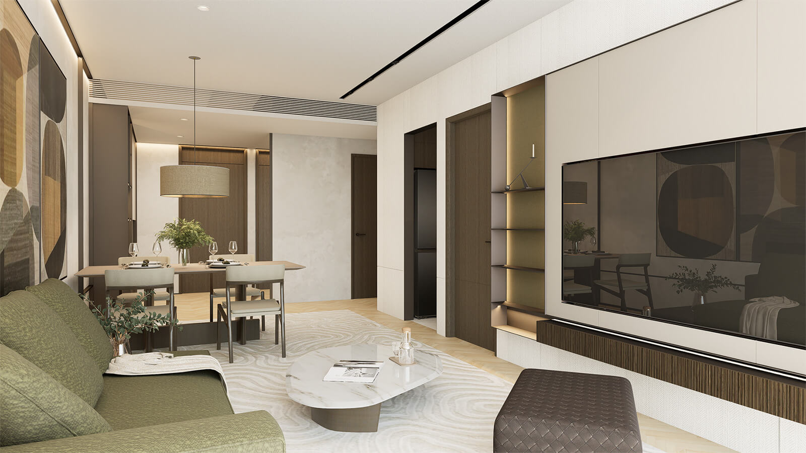 Căn hộ 2 phòng ngủ Mandarin Garden 3 Yên Sở