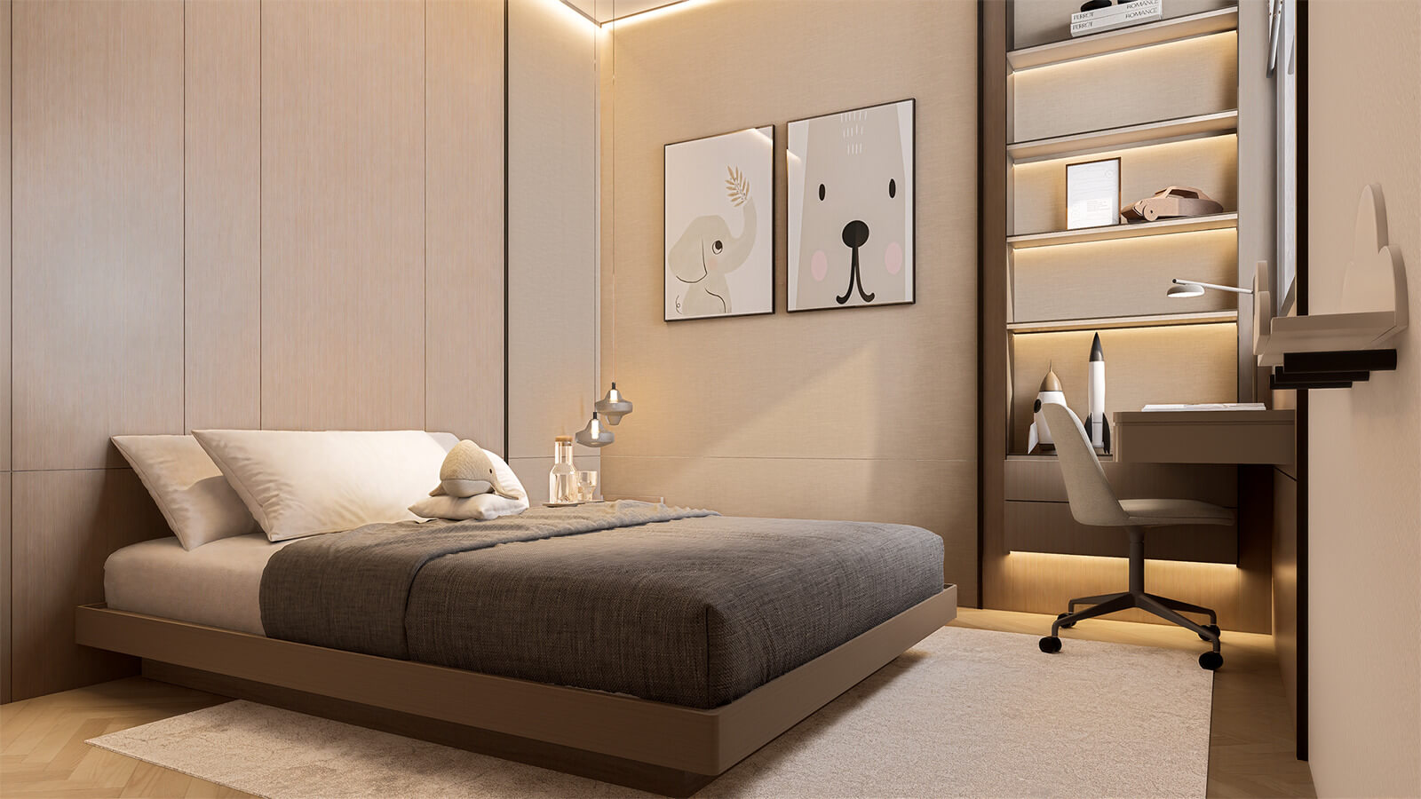 Căn hộ 2 phòng ngủ Mandarin Garden 3 Yên Sở