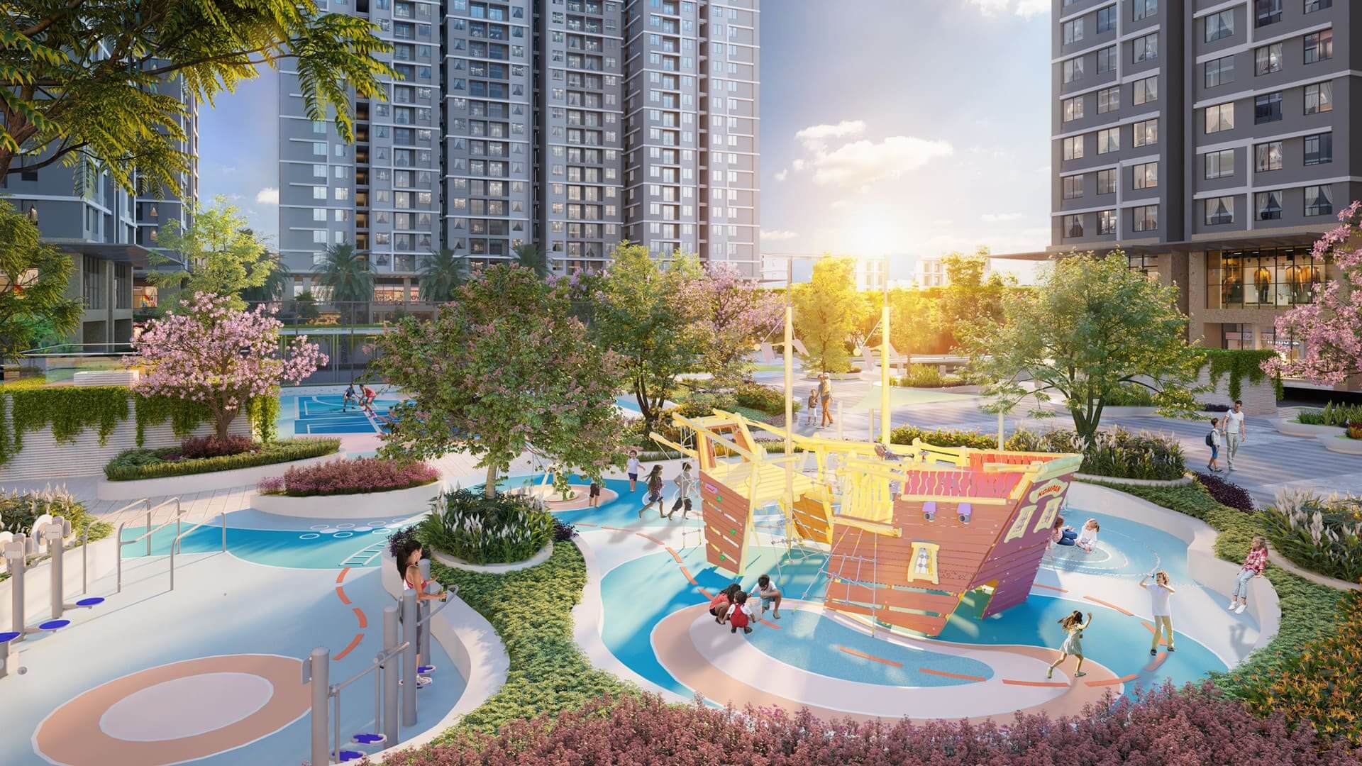 tiện ích dự án mandarin garden 3 yên sở